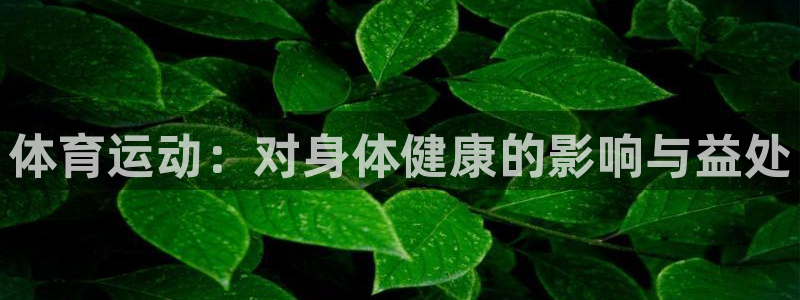 意昂体育2：体育运动：对身体健康的影响与益处