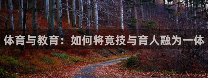 杏宇体育注册登录入口：体育与教育：如何将竞技与育人融为一体